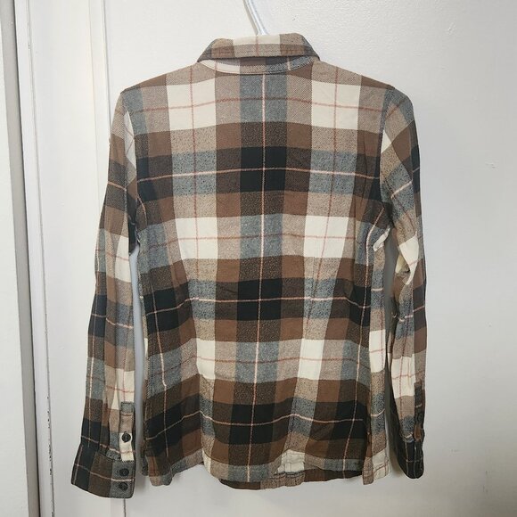 Patagonia Long-Sleeved Fjord Flannel Shirt - Tree Crown Carbon - Picture 4 of 9